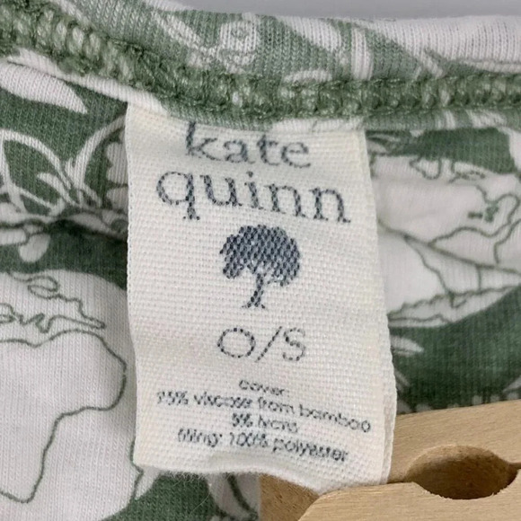 Kate Quinn Lids Earth Globe Floral Circle‎ Quilted Stroller Blanket - Picture 4 of 7